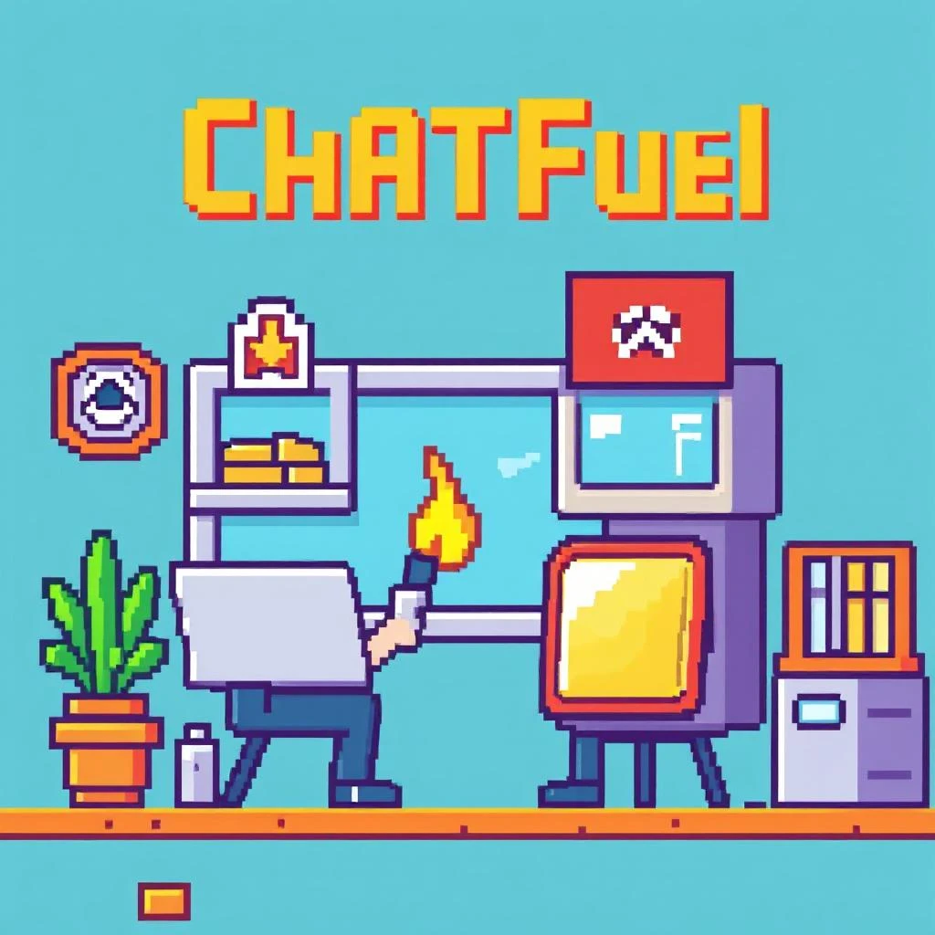 Interfaz de automatización de Chatfuel para flujos conversacionales en WhatsApp e Instagram, optimizada por consultores de LFI.