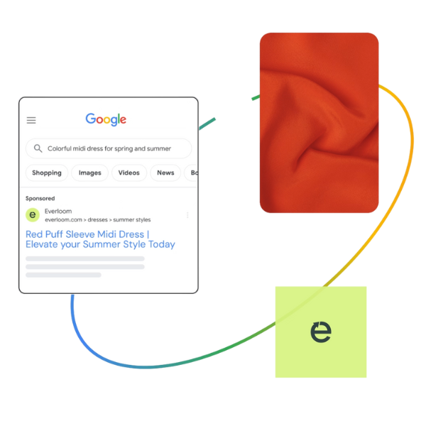 Interfaz de Google Ads mostrando herramientas de IA para optimizar campañas de búsqueda, implementadas por expertos de LFI.
