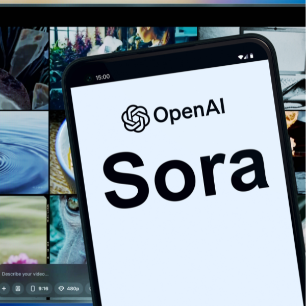 Interfaz de Sora generando contenido visual de alta calidad, herramienta que LFI analiza para la innovación en video.