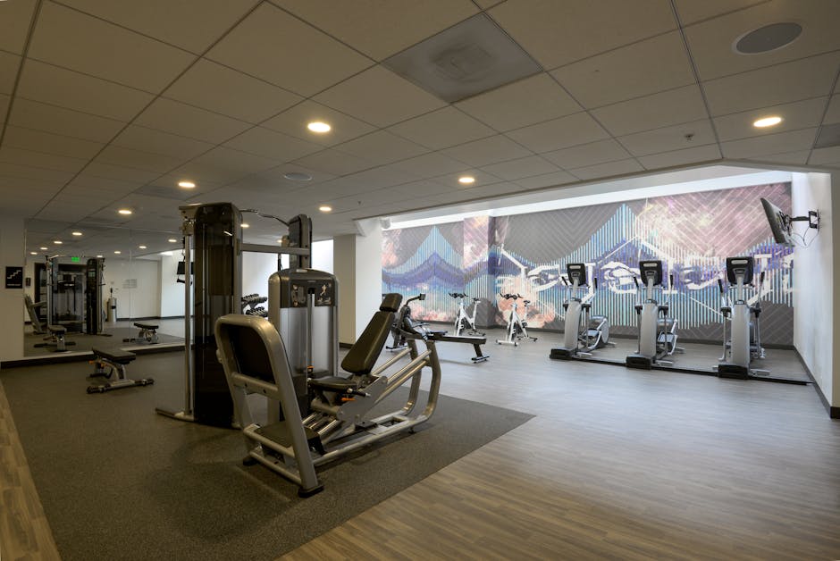 spacious apartments with gym