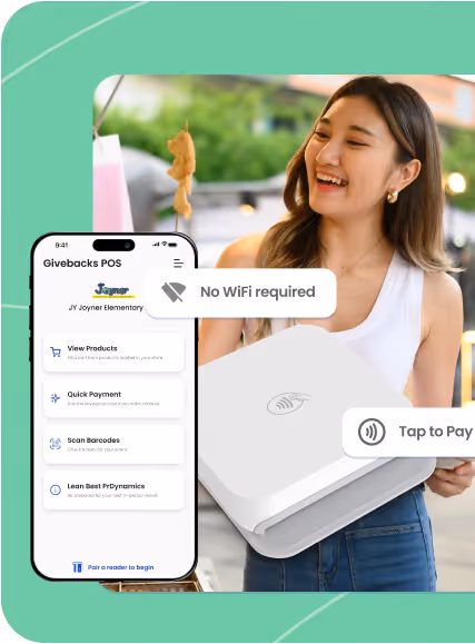 Collect payments and scan tickets