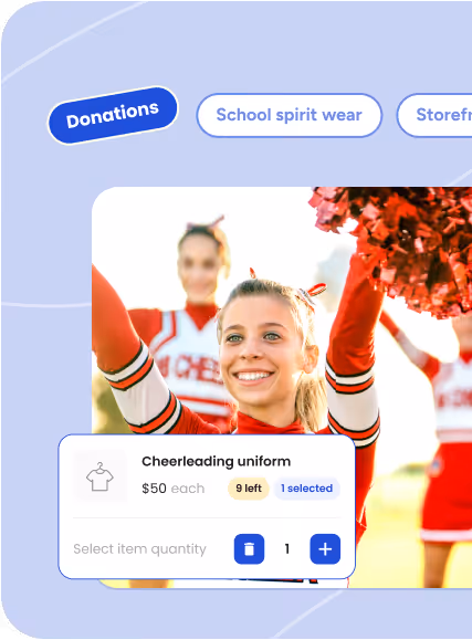 Sell in your online storefront