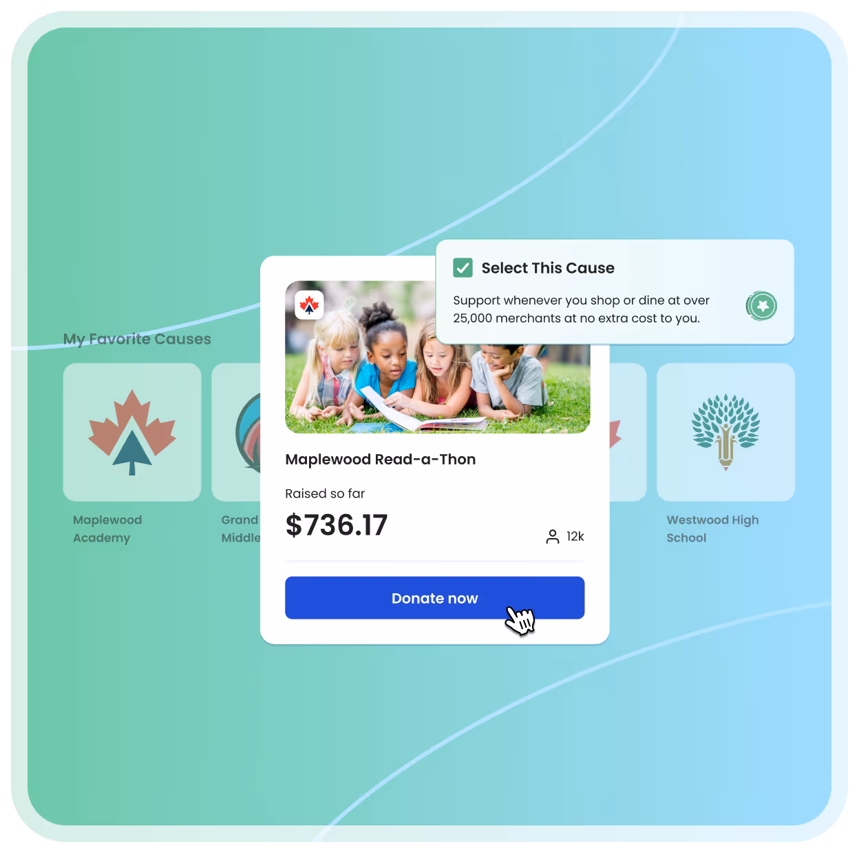 Give to your school or nonprofit