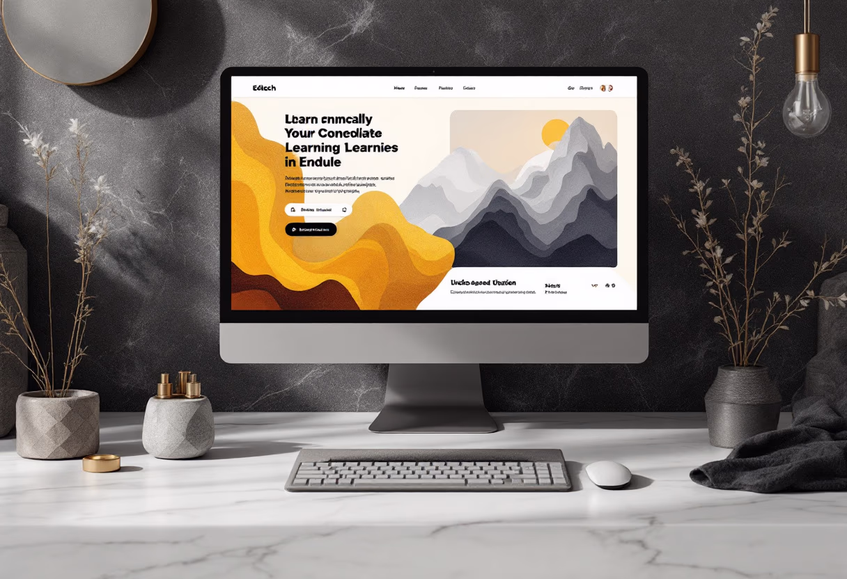 <subject>[interface] image of a screenshot of a learning module (for a edtech business)</subject>
