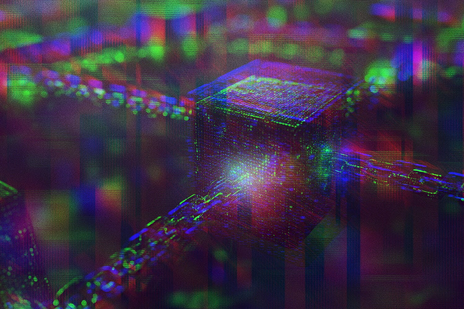 image of financial news broadcast