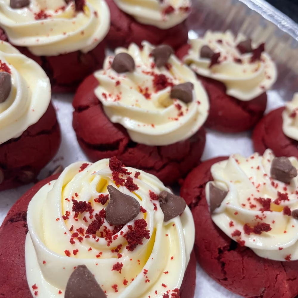 Red Velvet Luxe Cookies by Ashley's Antojitos Grand Rapids