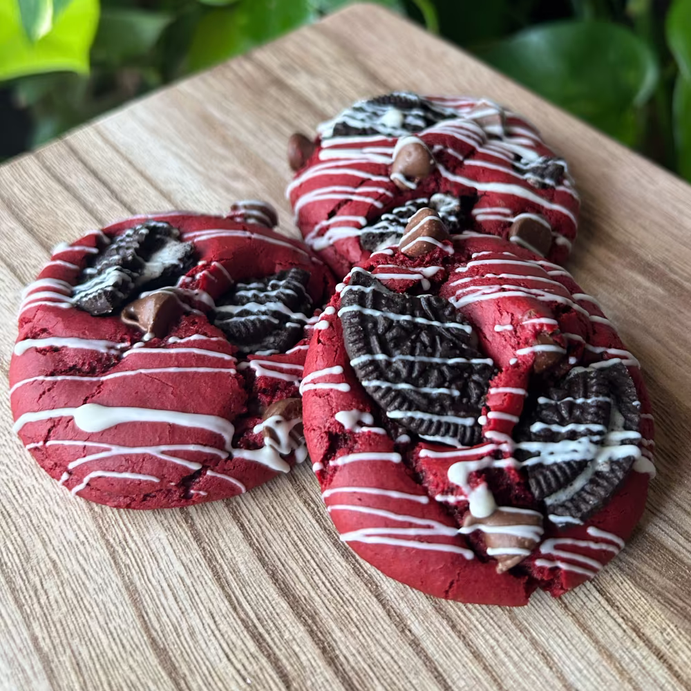 Velvet Oreo Dream Cookies by Ashley's Antojitos Grand Rapids