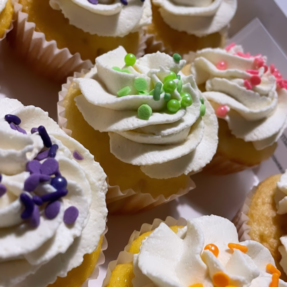 Classic Vanilla Cupcakes by Ashley's Antojitos Grand Rapids