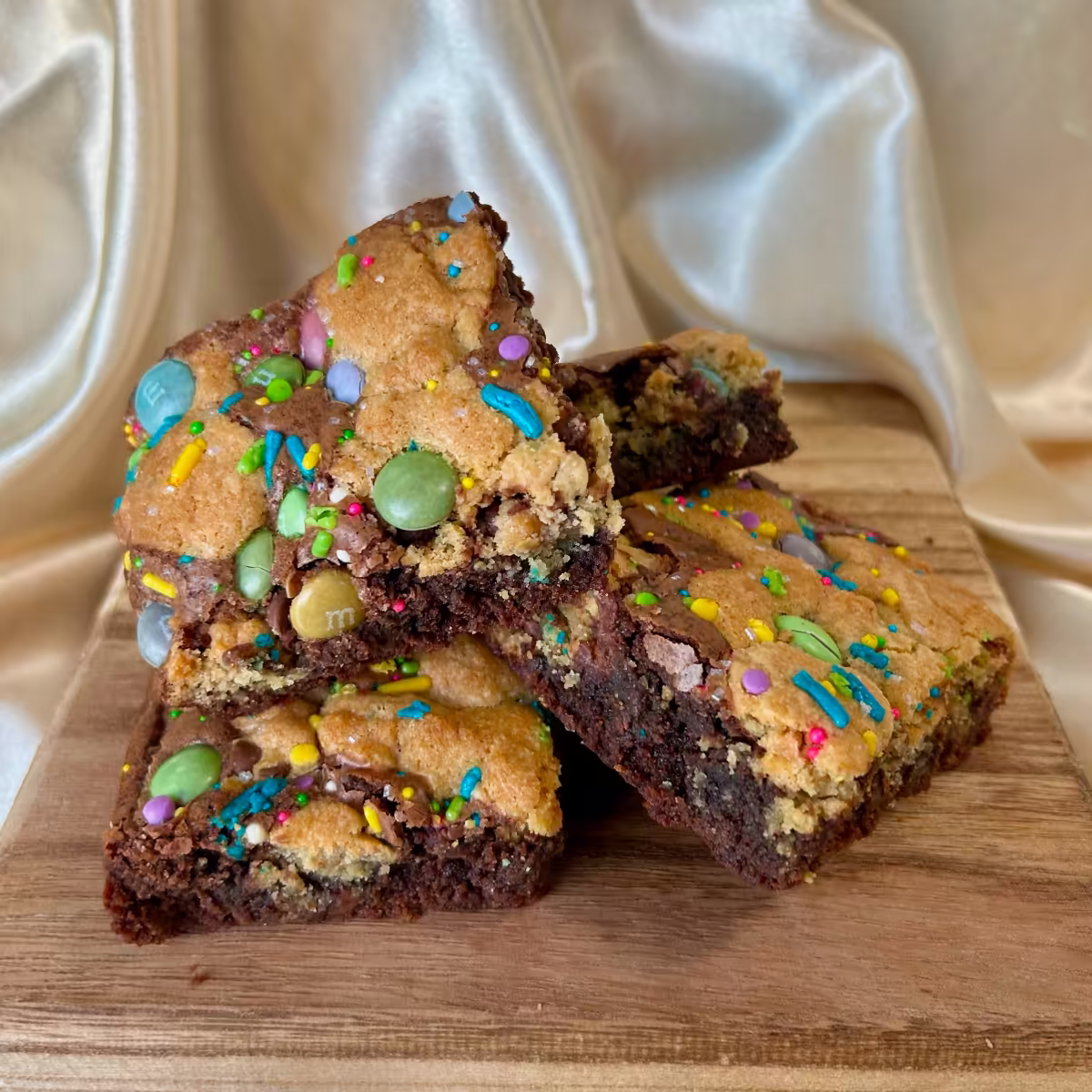 Bloom Bliss Brookies made by Ashley's Antojitos, sweet treats in Grand Rapids, Michigan