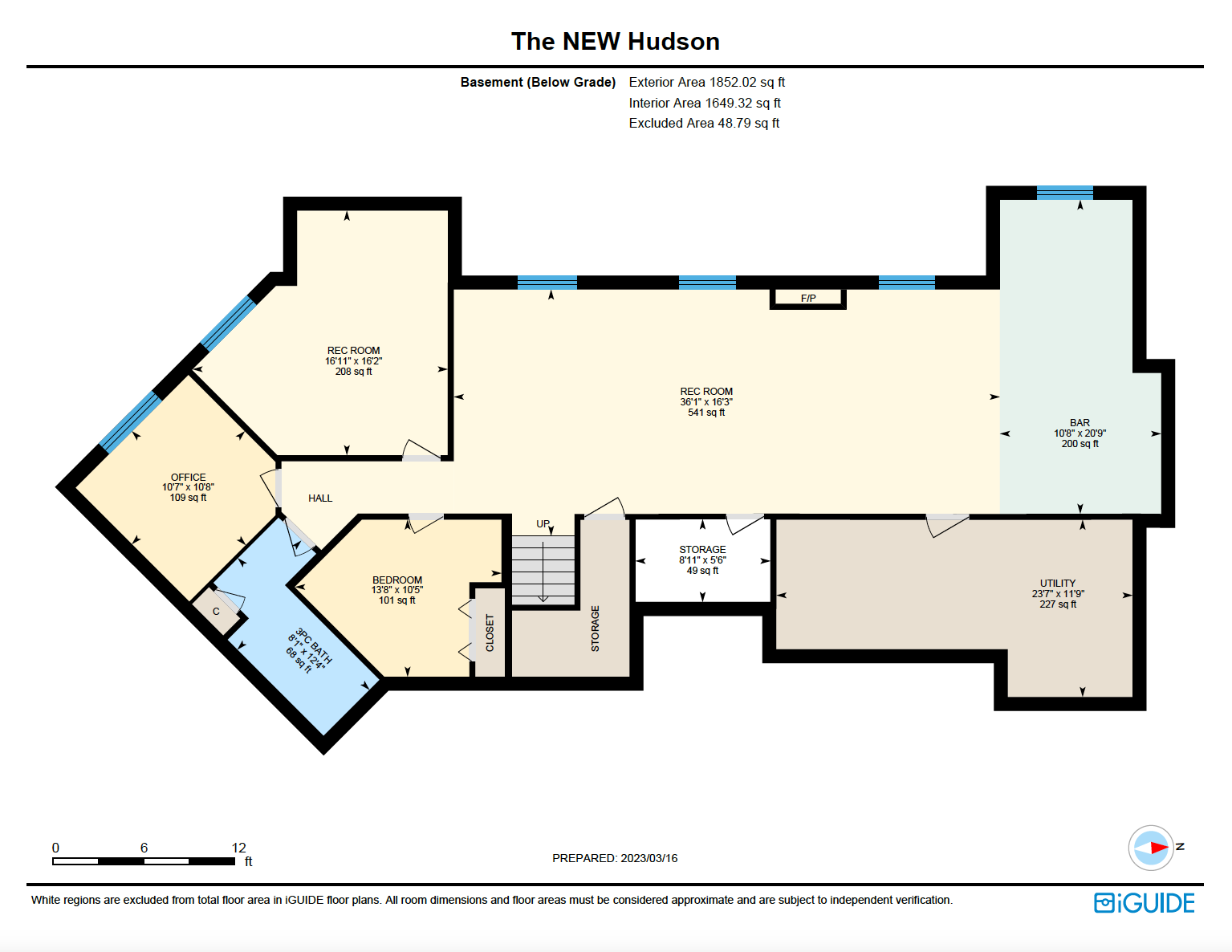 The Hudson II Basement