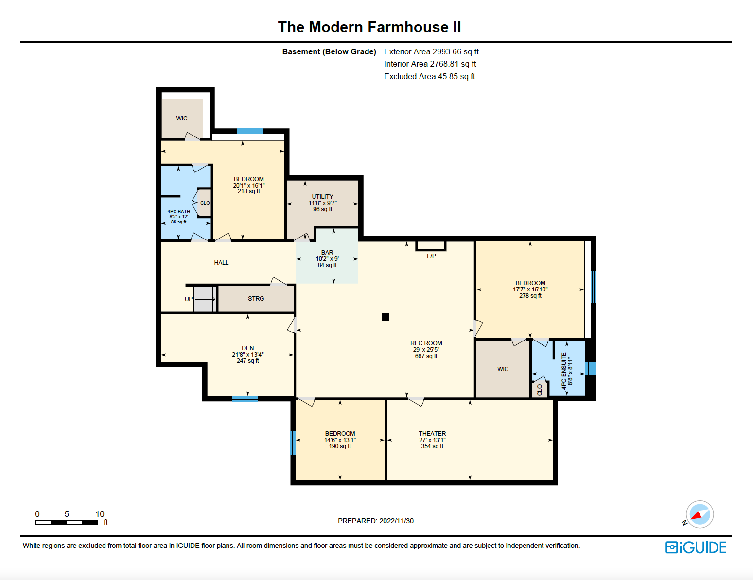 The Modern Farmhouse II Basement