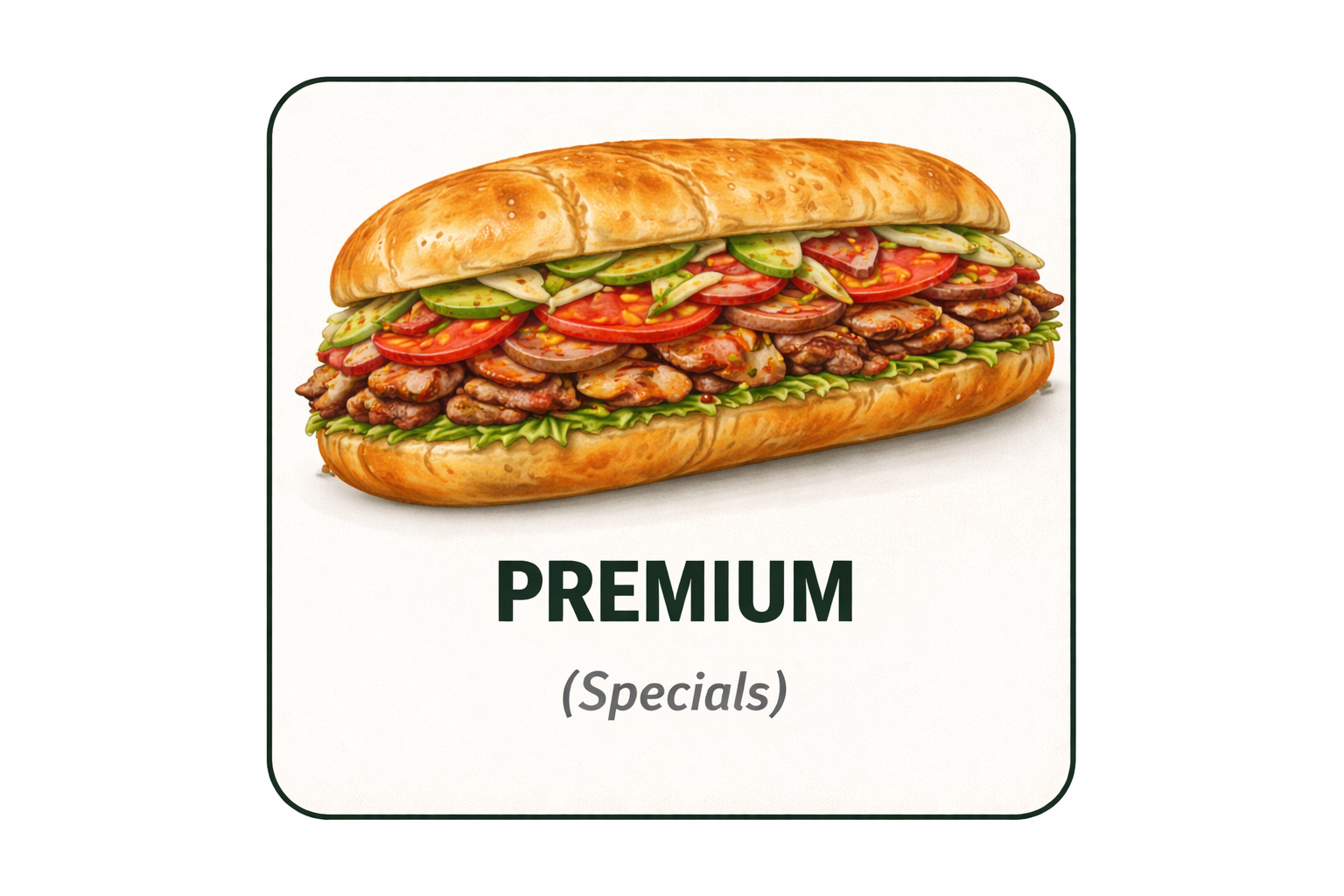 Premium Menu