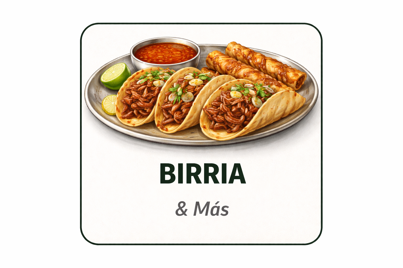 Birria Menu