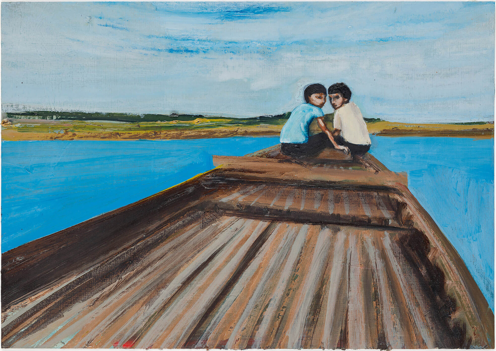 Two Boys on a Boat
