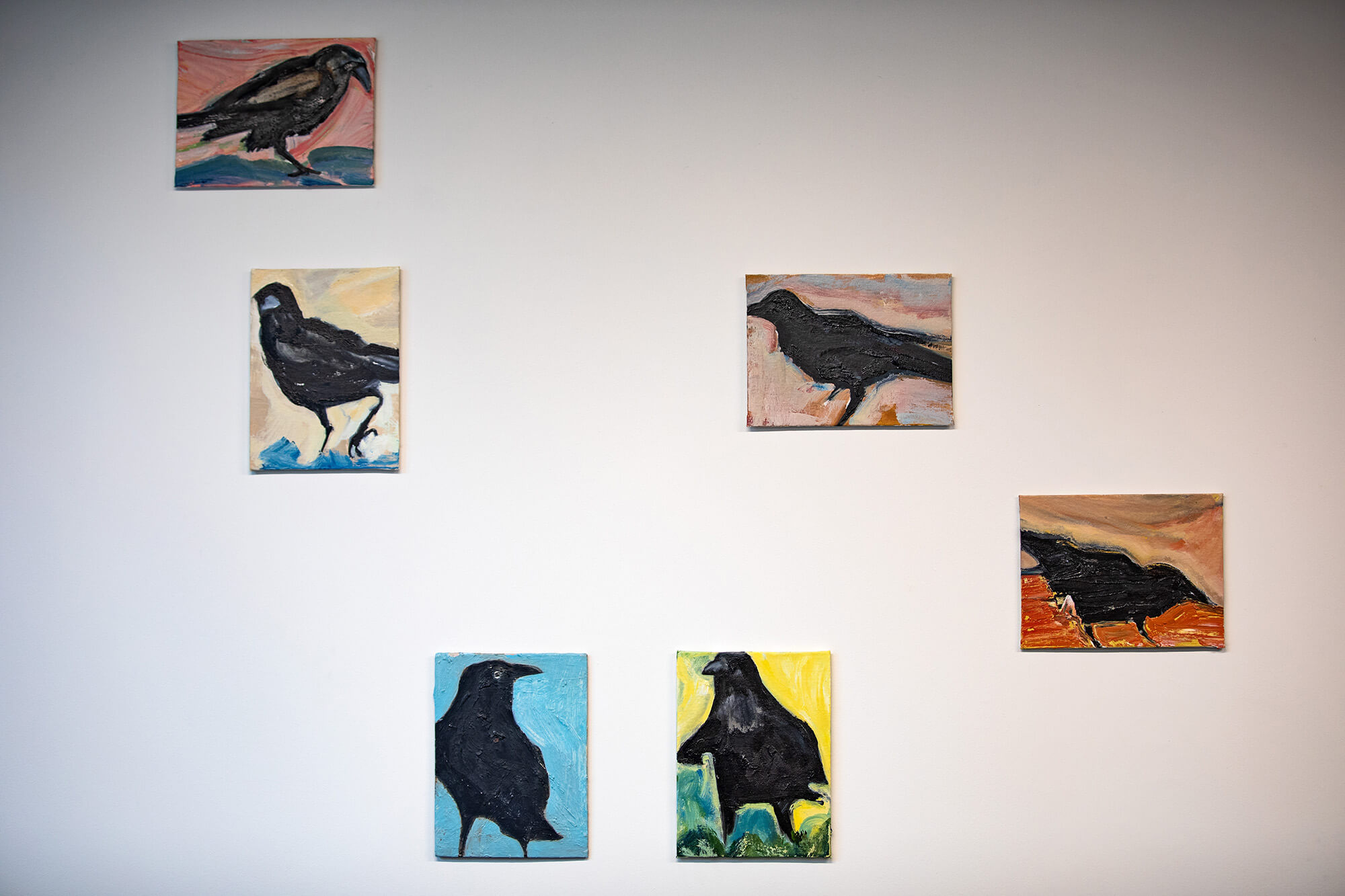 Corvus: A painting installation — Christine Takengny