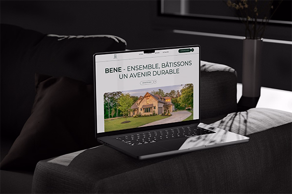 Image of a custom made website for real estate company