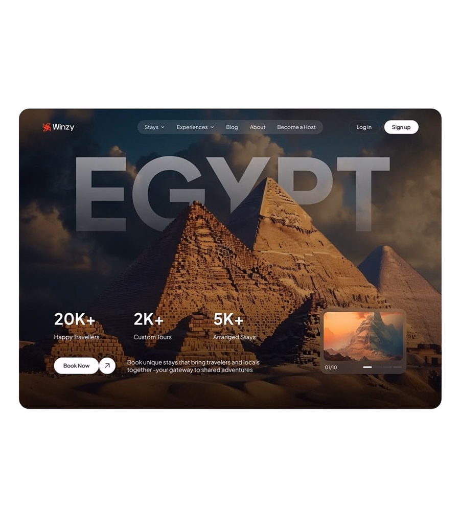 Image of a professional website design