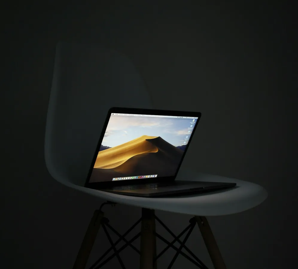 A laptop white mountain wallpaper