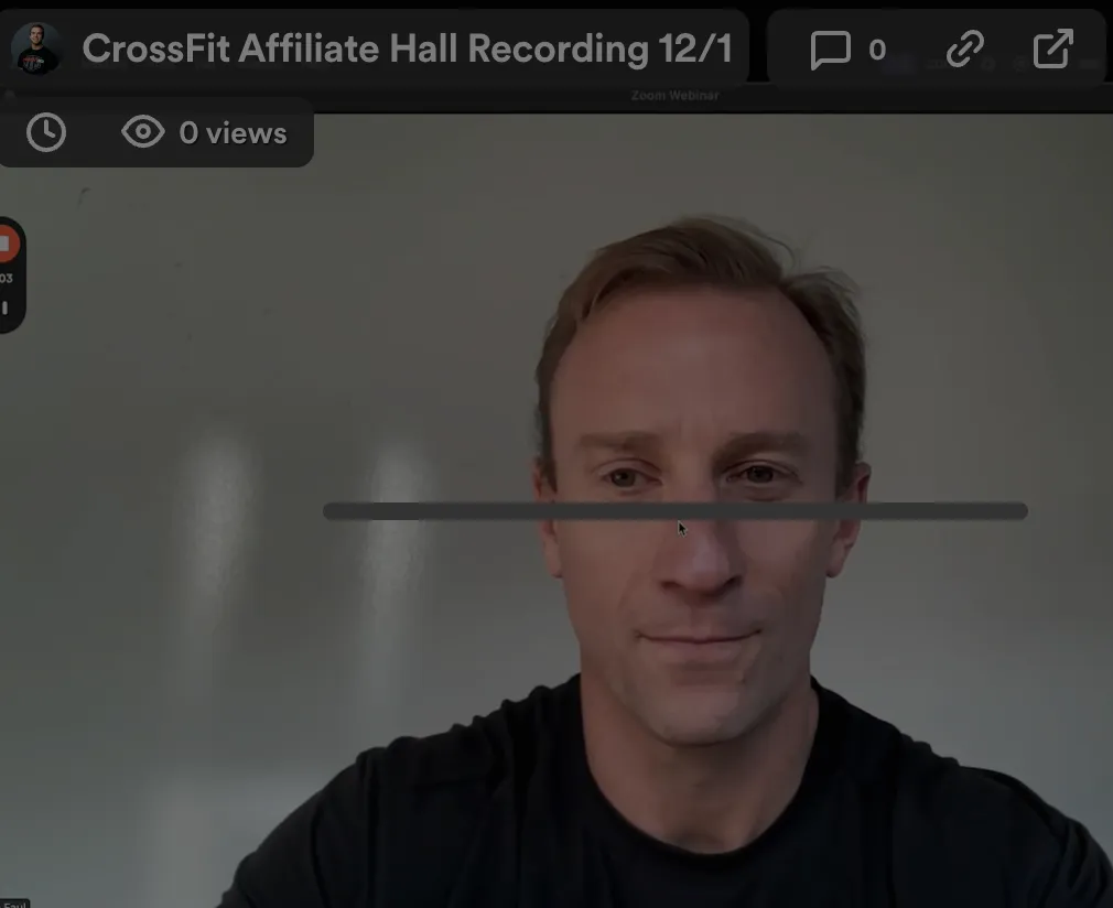 CrossFit Affiliate Town Hall Recording Replay