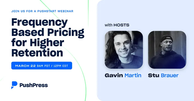Frequency-based pricing for higher retention