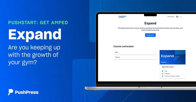 Expand courses in PushStart by PushPress