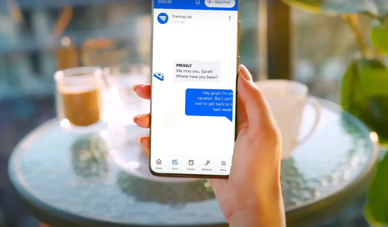 Automated check-in texts