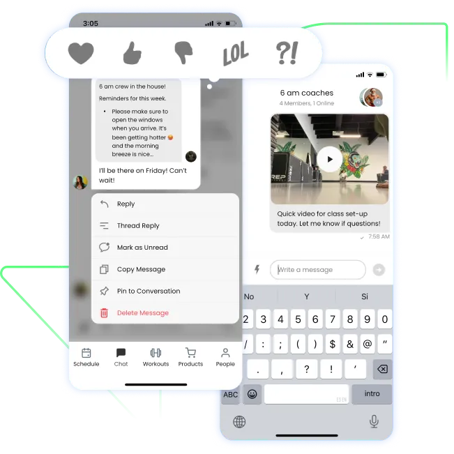 Simplify Gym Team Communication with Staff App Chat