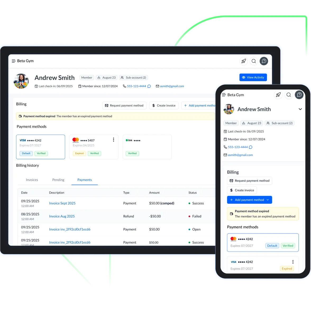 Managing member details shouldn’t feel like a workout