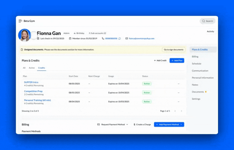 Streamline Member Management with PushPress People Profile