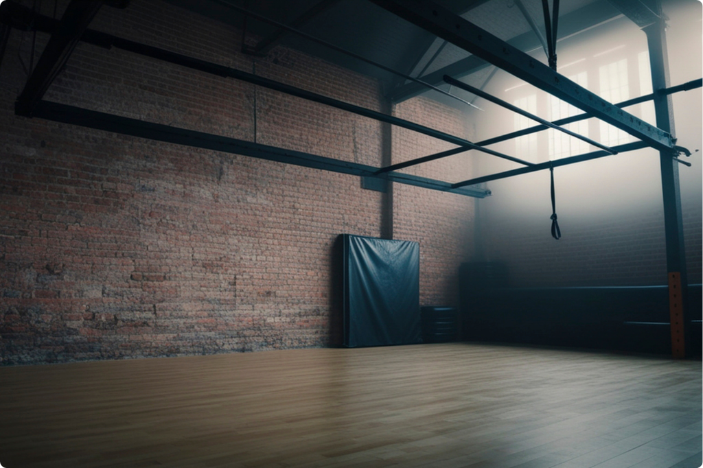 an empty gym space