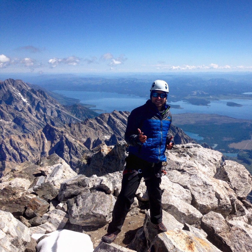 Justin on top of the Grand