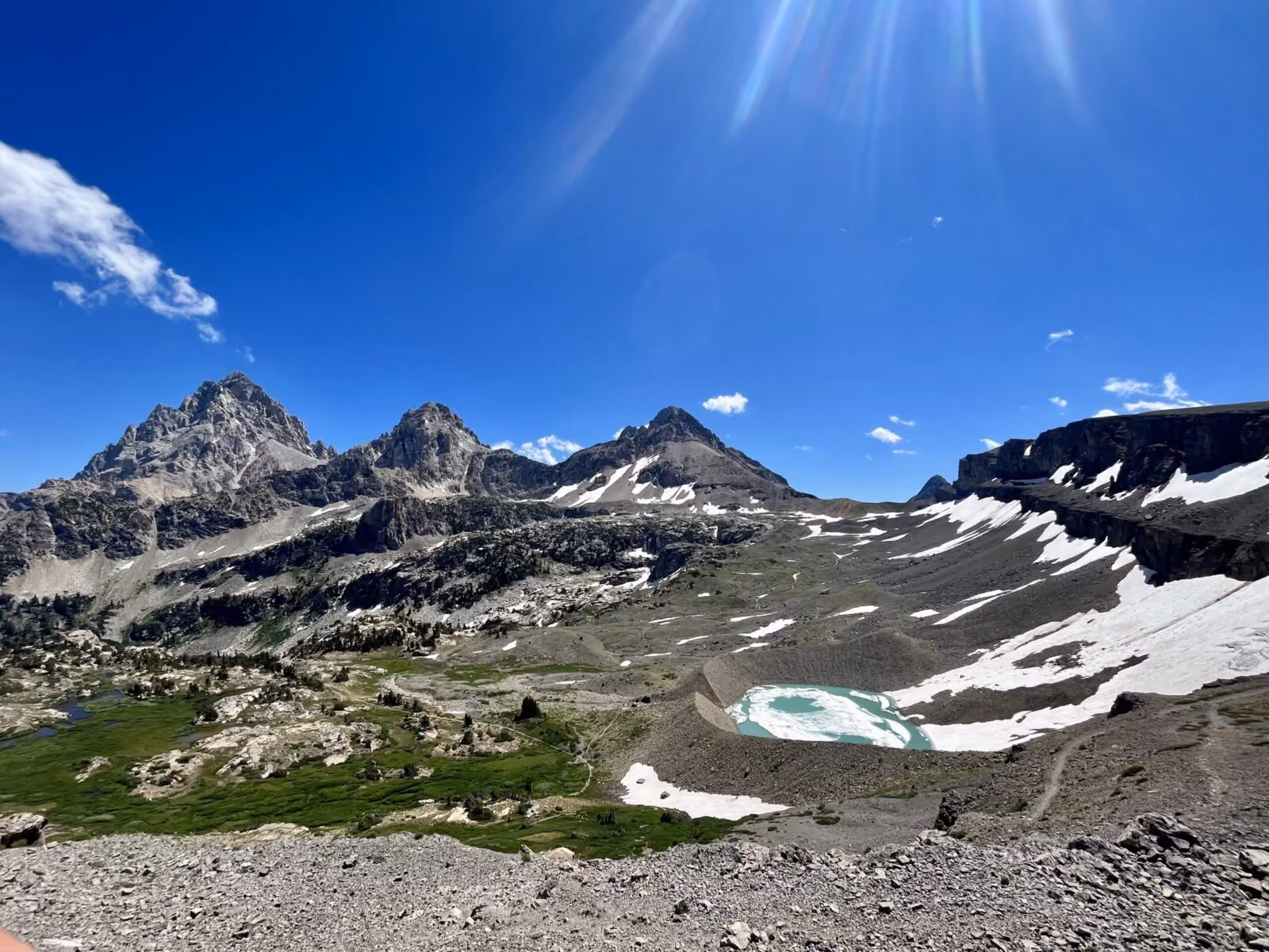 Looking east from Hurricane Pass. Photo: Tony Ferlisi