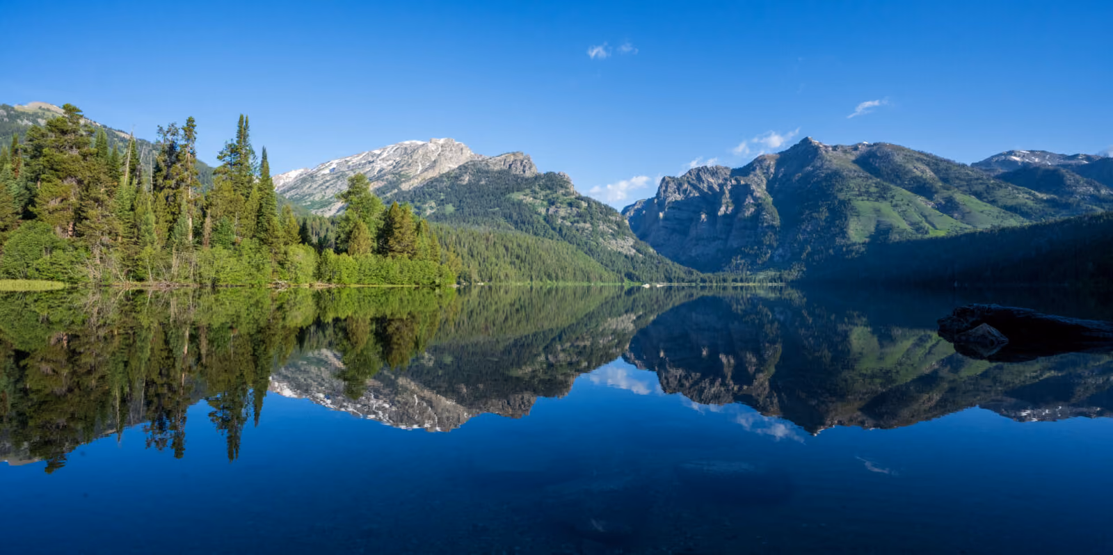 The Phelps Lake Loop Trail offers stunning view of Death Canyon.