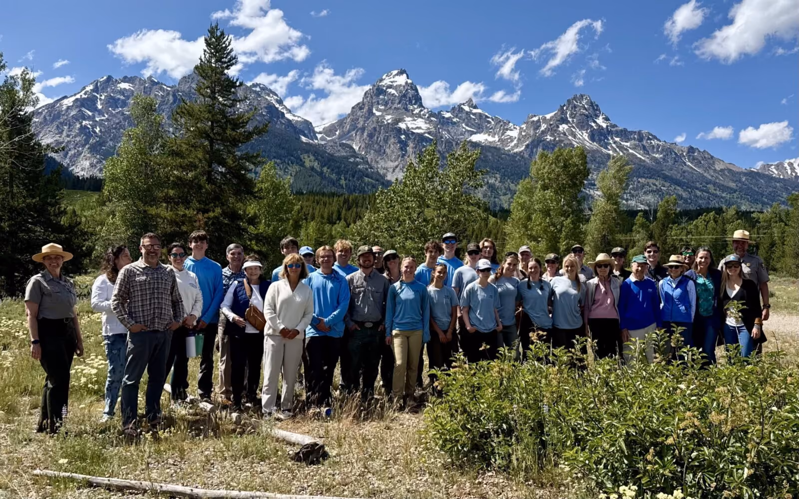 YCP crew members enjoyed meeting GTNP Foundation staff, program supporters, and members of the park's leadership team.