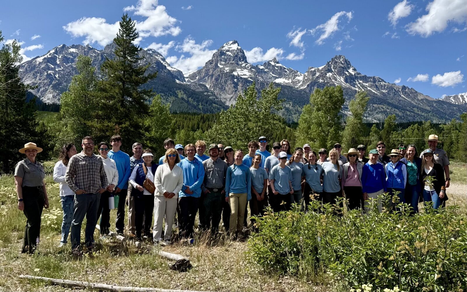 YCP crew members enjoyed meeting GTNP Foundation staff, program supporters, and members of the park's leadership team.