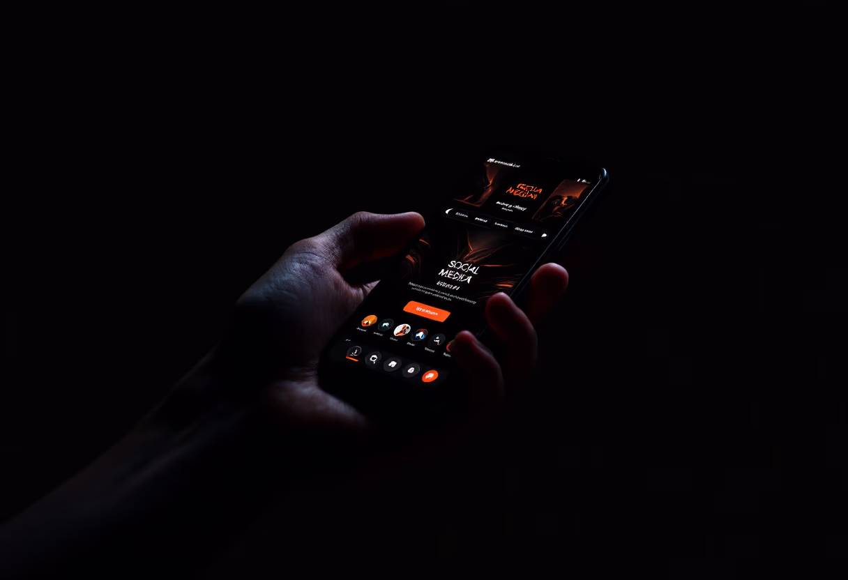 [digital project] image of a social media campaign result on a mobile device (for a pr firm)