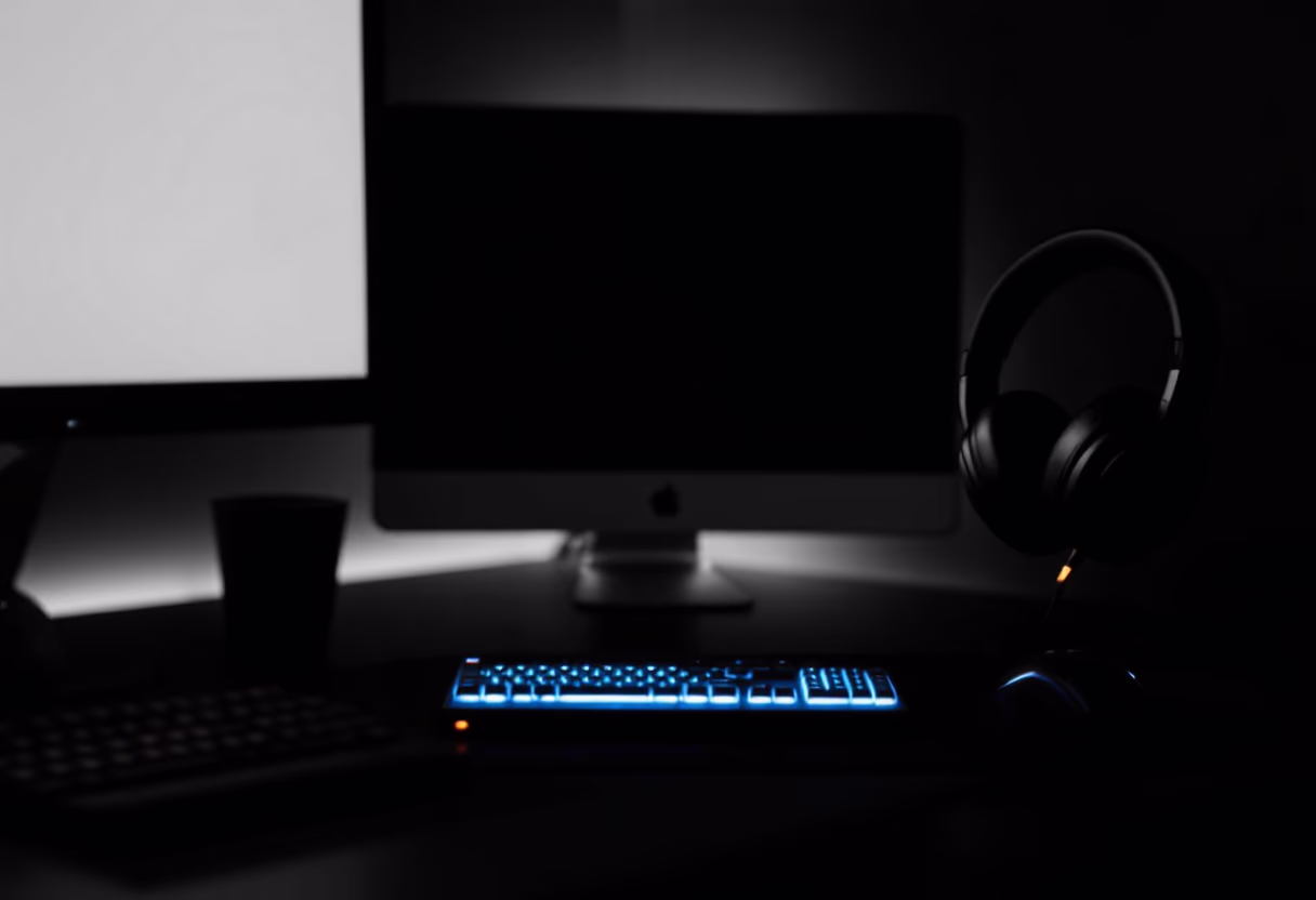 image of studio setting (for a game development company)