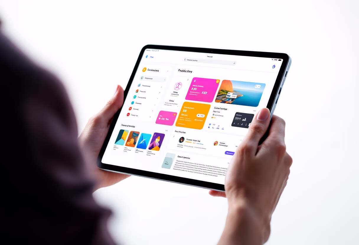 [interface] screenshot of the software interface (for a productivity tools business)
