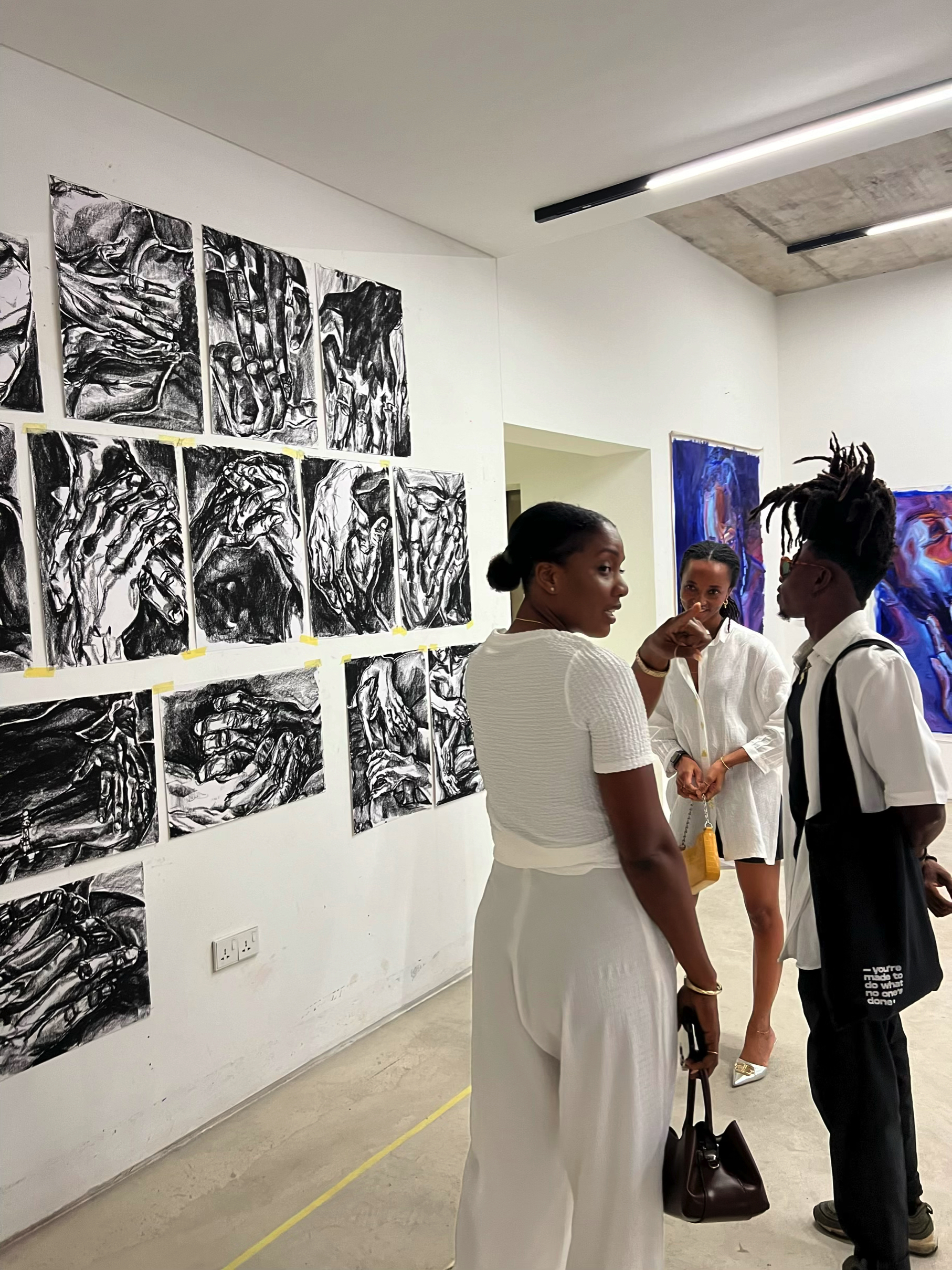Naa Shika Adu | art conversation at Dot Atelier in accra 