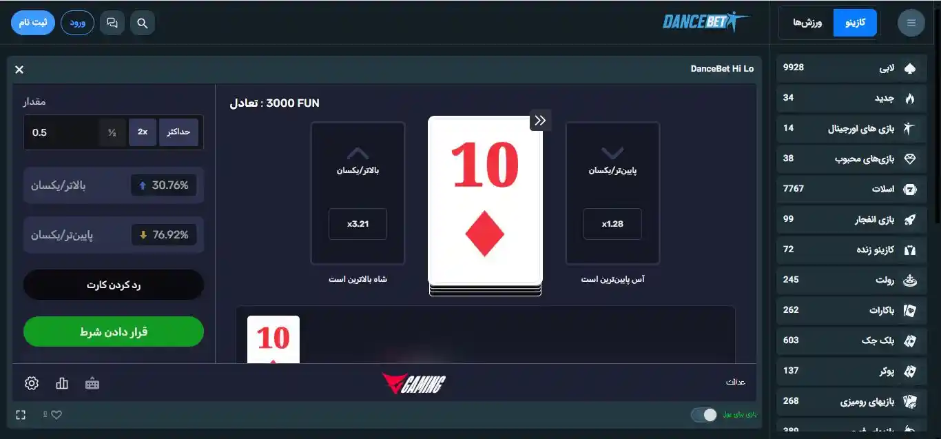 های لو دنس بت