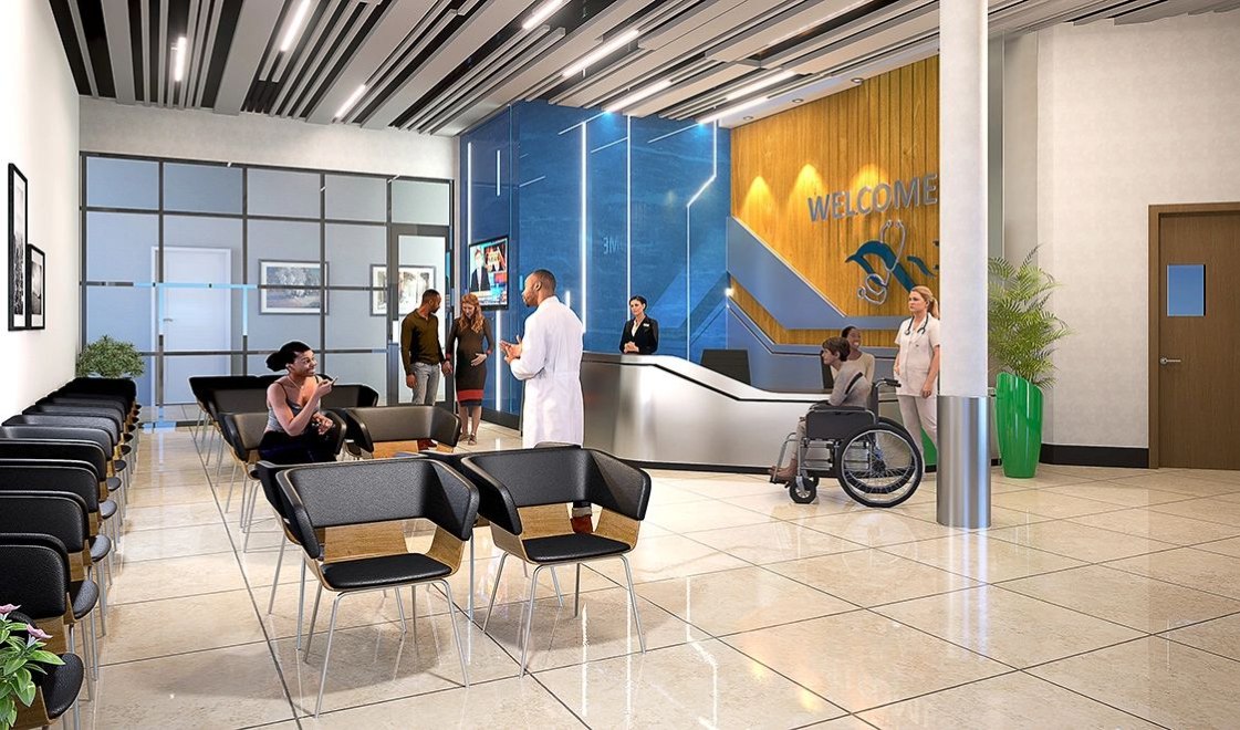 state of the art Multispecialty Hospital designed by Artec Practice Ltd.