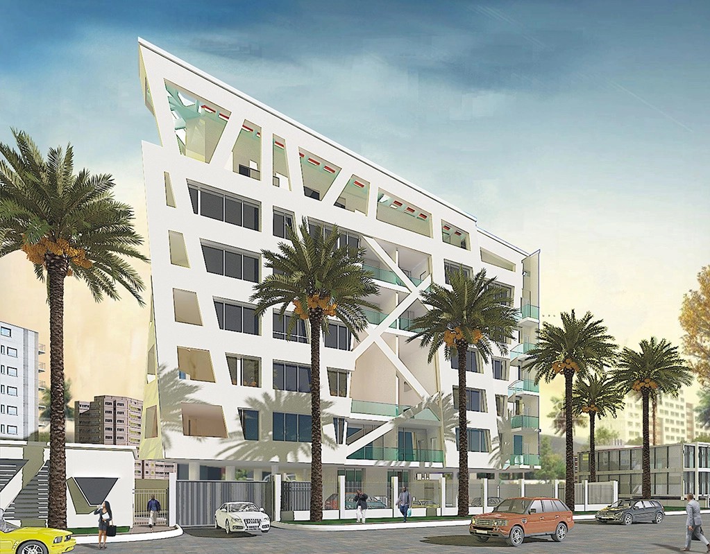 High-end luxury apartment building designed by Artec Practice Ltd.