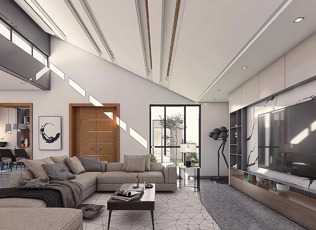 Dynamic villa designed by Artec Practice Ltd.