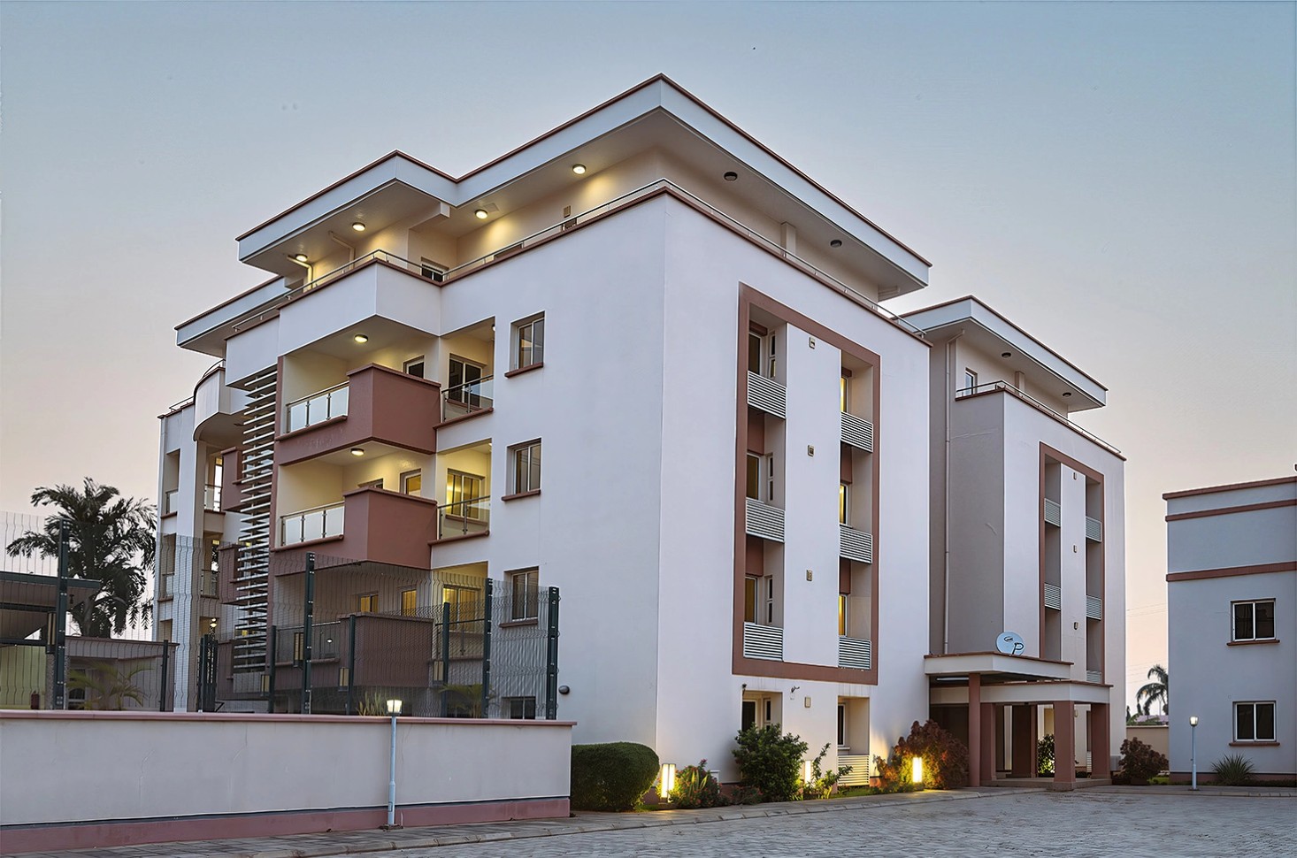 Quality apartment building in Lagos, Nigeria designed by Artec Practice Ltd.