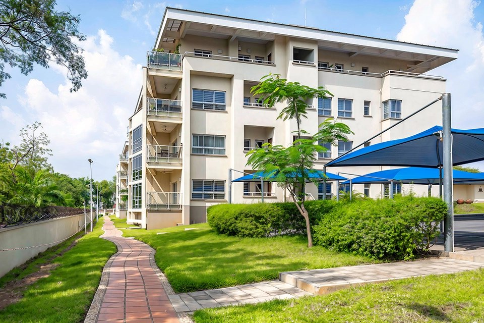 The first less restrictive contemporary building that incorporates different styles and designs designed by Artec Practice Ltd.