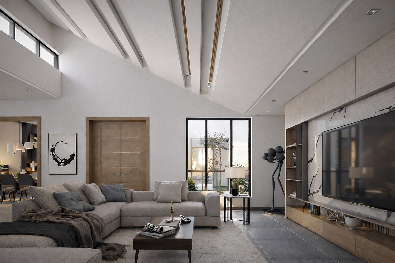 Dynamic villa designed by Artec Practice Ltd.