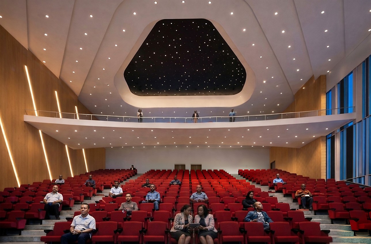 Contemporary civic landmark designed by Artec Practice Ltd.