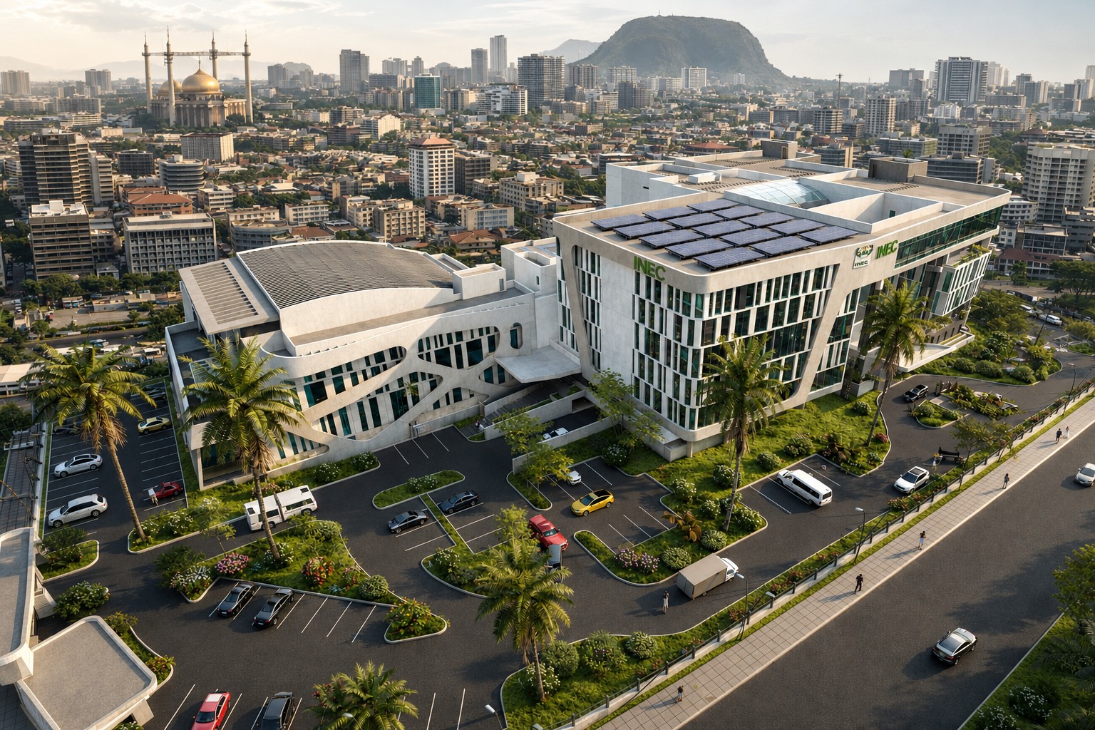 Contemporary civic landmark designed by Artec Practice Ltd.