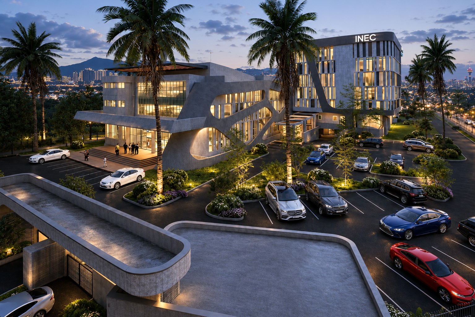 Contemporary civic landmark designed by Artec Practice Ltd.