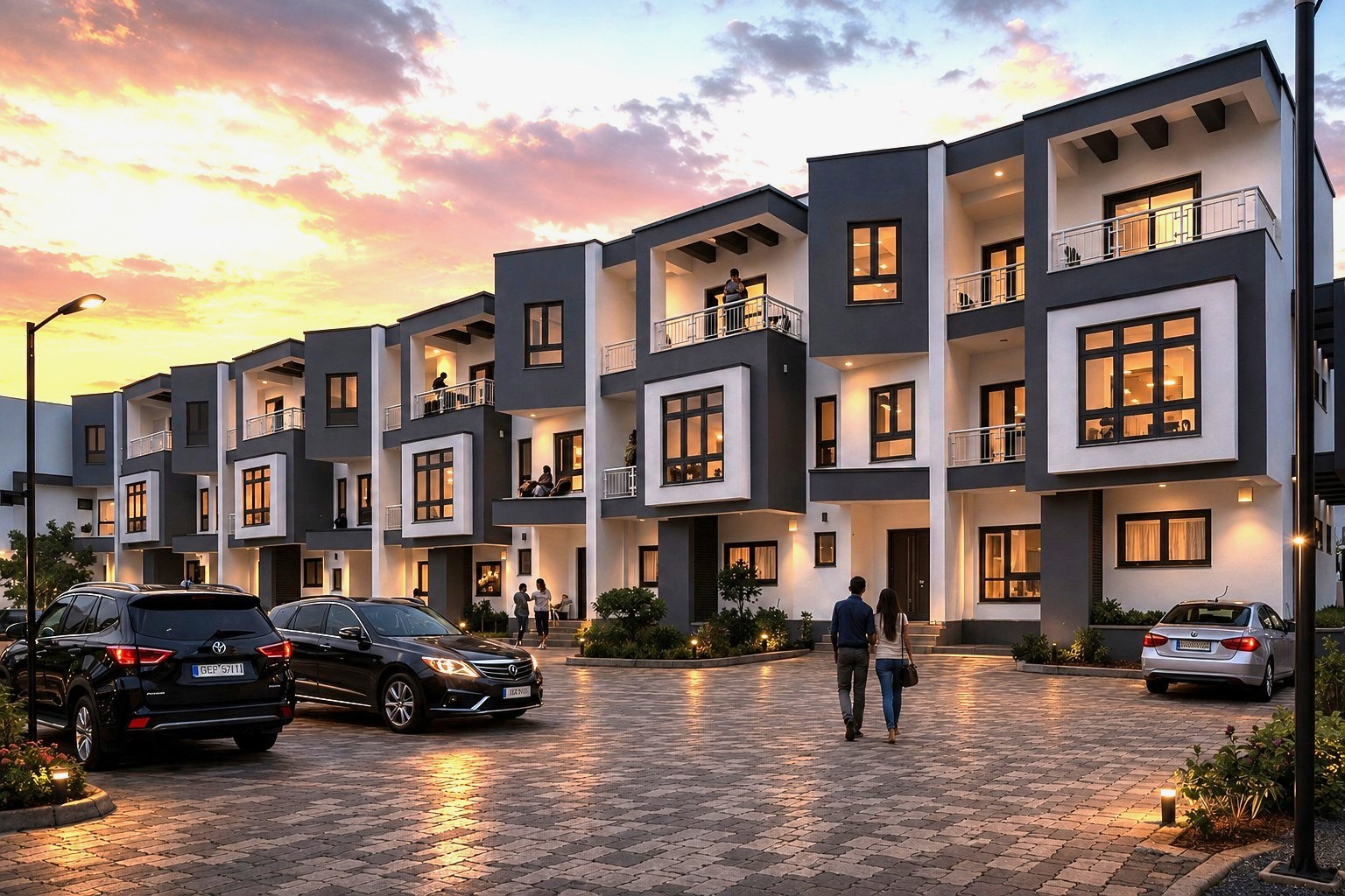 High-end luxury apartment building designed by Artec Practice Ltd.